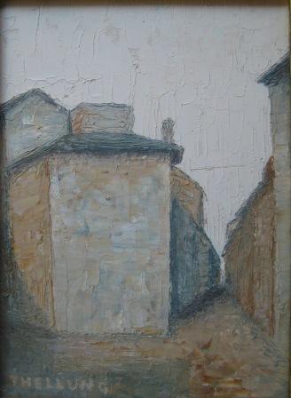 case - olio su tela cm 50 X 70